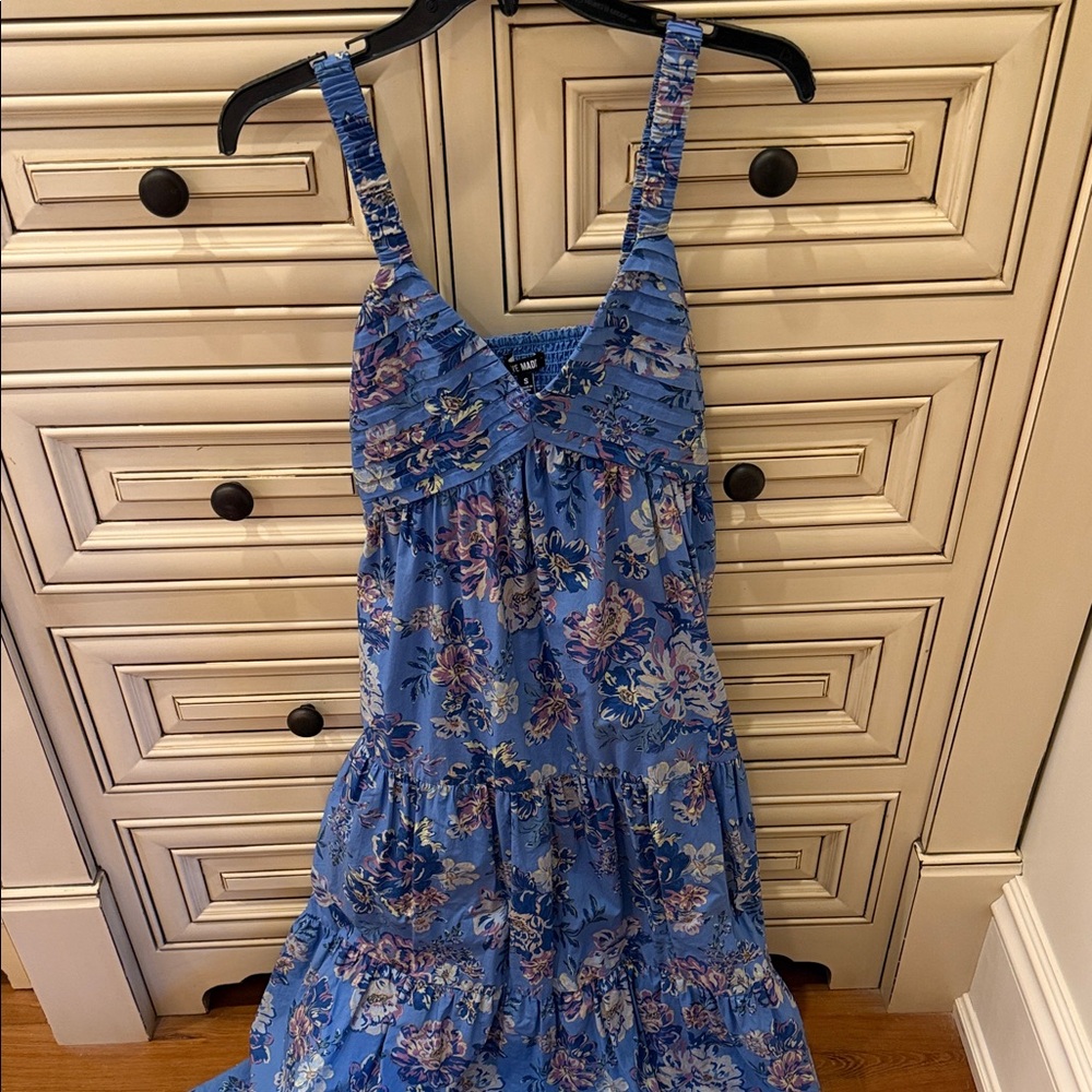 Steve Madden Blue Floral Midi Dress